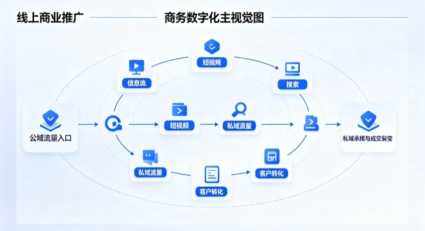 五寨县线上商业推广怎么做？全域流量闭环搭建与低成本转化实战指南